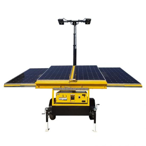 4SLT400M7 4*100W Torre de luz solar LED