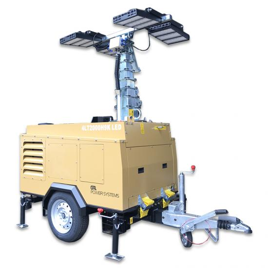 4LT1400H9 LED/ Hidráulico 9m 4*350W LED DIESEL TUERRA DE ILUMINACIÓN
